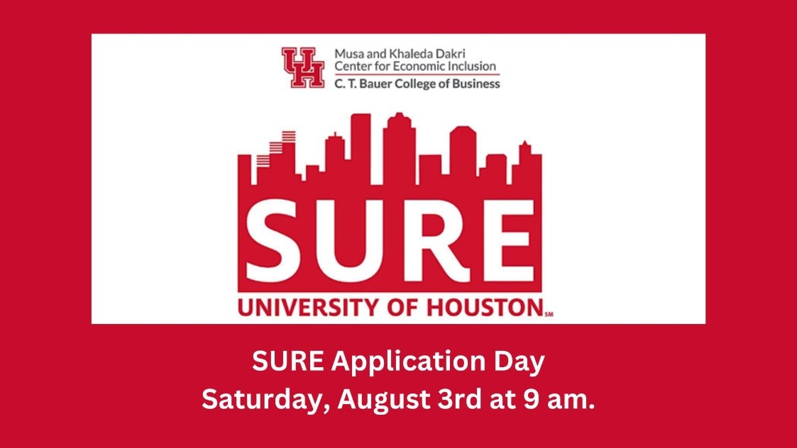 Application Day: The SURE Program at the University of Houston has a new application process.