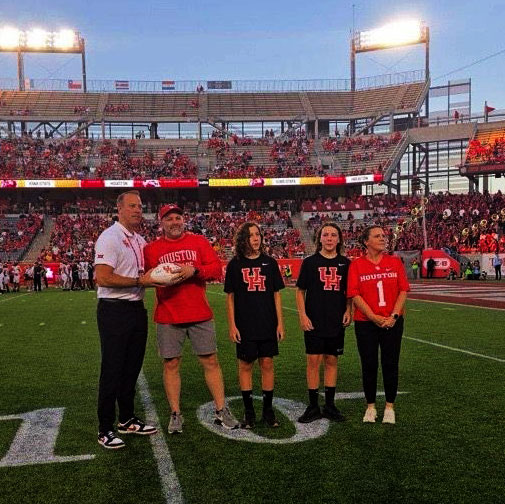 We are incredibly proud to recognize our fellow Cohort 1 student and veteran, Micah G., who was given the Military Salute of the Game during the University of Houston vs. Iowa State football game on September 28th.