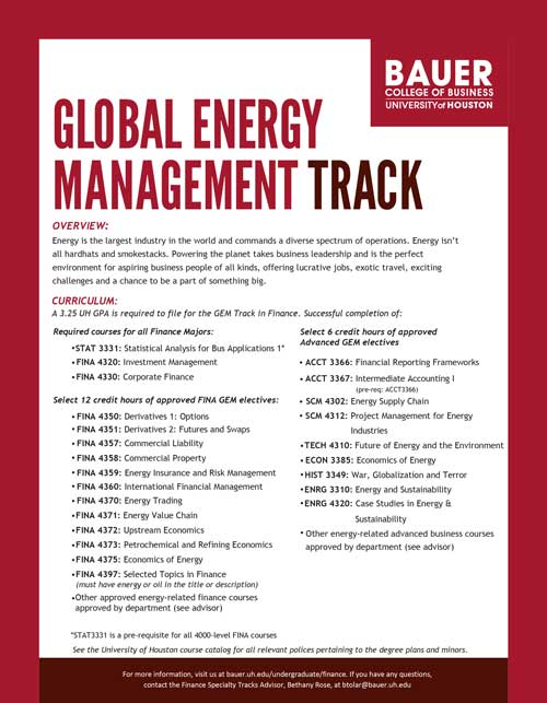 Global Energy Track