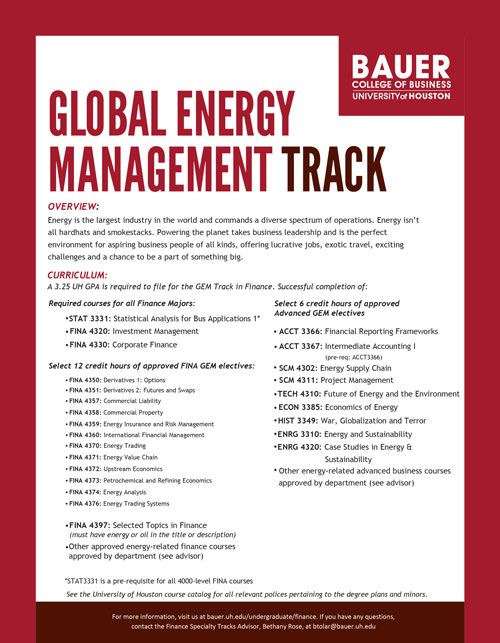 Global Energy Track