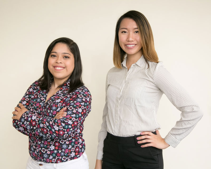 Bauer marketing juniors Melissa Torres and Anne Yu were selected from a competitive nationwide applicant pool to intern this summer with Google, through the company's Building Opportunities for Leadership and Development (BOLD) Internship Program.