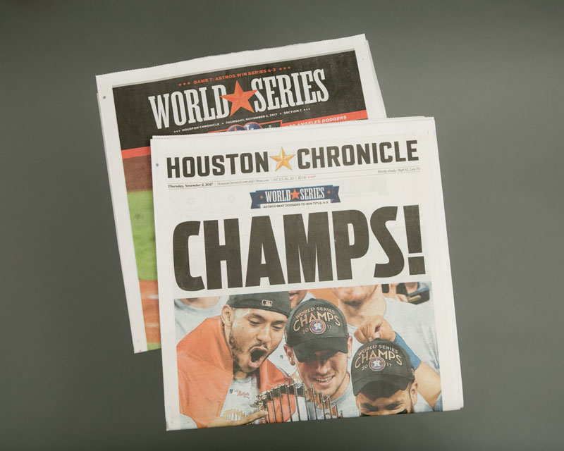The Houston Astros won the 2017 World Series