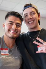 Student enjoys atmosphere during Leadership Night 2023