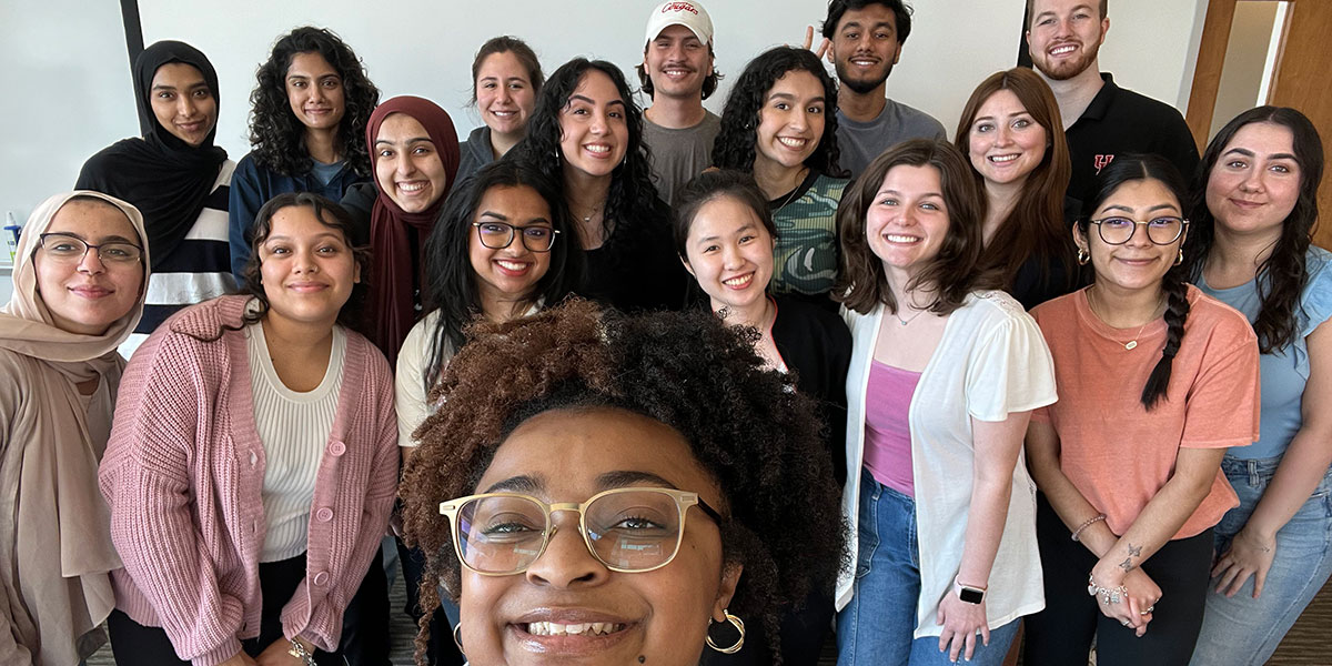 Ted Bauer Leadership Certificate Program students