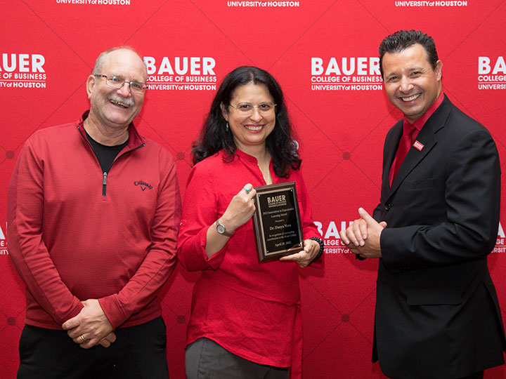 Bauer College Recognizes Faculty During Awards Celebration