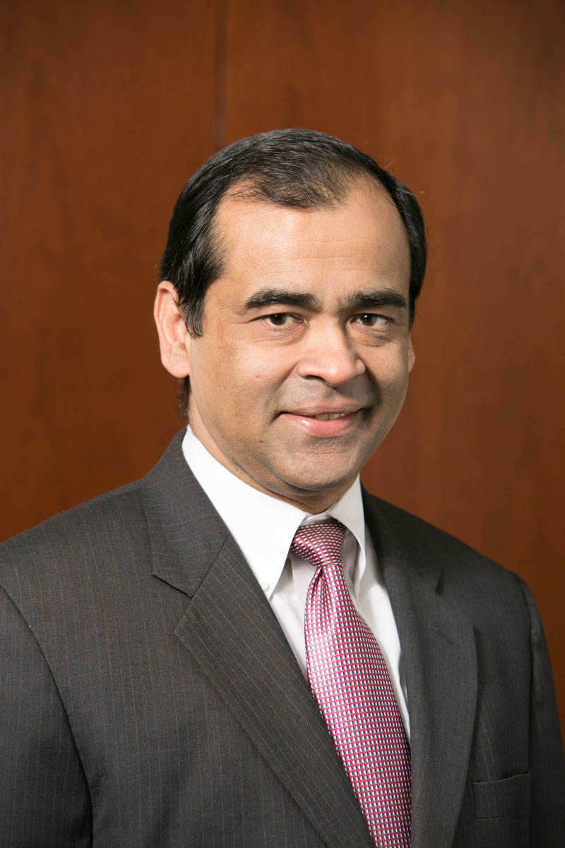 Photo: Senior Professor of Practice Mohan Kuruvilla, C. T. Bauer College of Business at the University of Houston