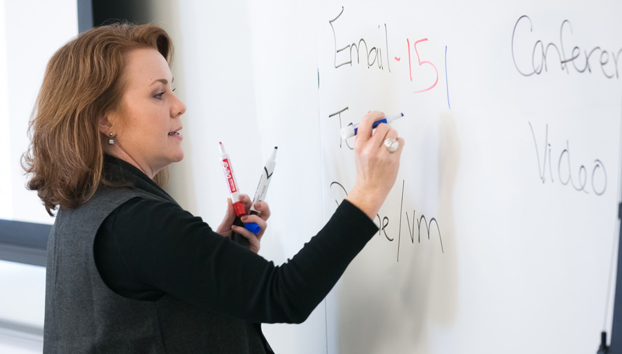 Bauer Professor in the Classroom